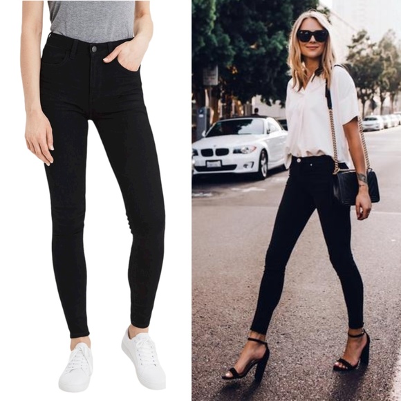 American Eagle Outfitters Denim - American Eagle 360 Next Level Stretch Black High Waisted Skinny Jeans - 00 Short